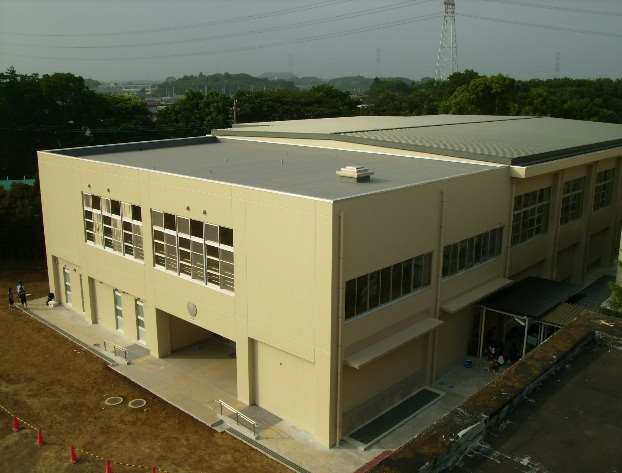 佐倉市立志津中学校体育館 改築電気設備工事